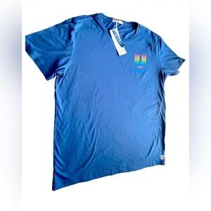 Marine layer New Unilever Unisex’s dark blue shirts women’s size M‎ short sleeve